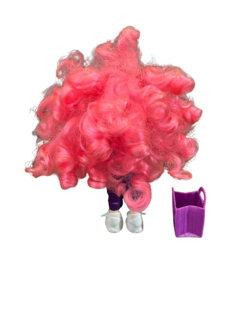 Shopkins Pink Hair Doll with Pink and Yellow Play Van - Picture 3 of 11